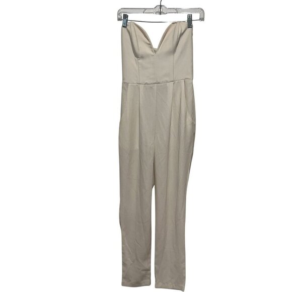 Amanda Uprichard White  Cherri Jumpsuit Ivory Size XS - Picture 2 of 10